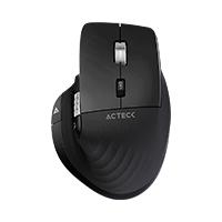 Esta es la imagen de mouse acteck virtuos pro mi780 / vertical / inalambrico / dual bluetooth + usb / recargable / scroll horizontal / optico / 8 botones / 3200 dpi ajustable / negro / ac-936187