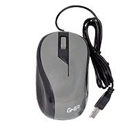 Esta es la imagen de mouse alambrico ghia color gris 1200 dpi