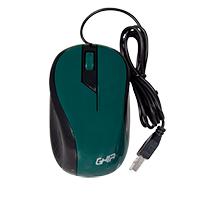 Esta es la imagen de mouse alambrico ghia color verde 1200 dpi