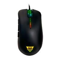 Esta es la imagen de mouse alambrico ocelot/optico/usb/rgb/dpi configurable hasta 6400/8 botones/ergonomico/gamer