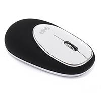 Esta es la imagen de mouse ergonomico de memory foam ghia negro/blanco / inalambrico/1000 dpi