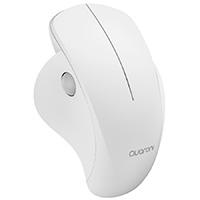 Esta es la imagen de mouse inalmbrico ergonmico scroll lateral quaroni 3 scroll/receptor 2.4 ghz/1200 dpi/ptico/bajo consumo/blanco