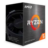 Esta es la imagen de procesador amd ryzen 5 5600x s-am4 5a gen / 3.7 - 4.6 ghz / cache 32mb / 6 nucleos / sin graficos / con disipador / gamer medio