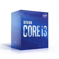 Esta es la imagen de procesador intel core i3-10100 s-1200 10a gen /3.6 - 4.3 ghz /cache 6mb /4 cores /graficos uhd 630 /con disipador /computo basico ipa