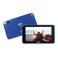 Esta es la imagen de tablet ghia a7 wifi/a133 quadcore/ 7 pulg tn /2gb ram/32gb /2cam/wifi/bluetooth/2100mah/android 11 /azul