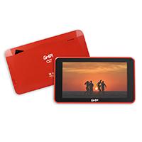 Esta es la imagen de tablet ghia a7 wifi/a133 quadcore/ 7 pulg tn /2gb ram/32gb /2cam/wifi/bluetooth/2100mah/android 11 /roja