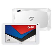 Esta es la imagen de tablet ghia a7 wifi/a50 quadcore/wifi/bt/1gb/16gb/0.3mp2mp/2100mah/android 9 go edition/blanca