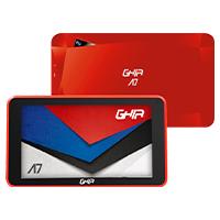 Esta es la imagen de tablet ghia a7 wifi/a50 quadcore/wifi/bt/1gb/16gb/0.3mp2mp/2100mah/android 9 go edition/roja