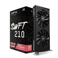 Esta es la imagen de tarjeta de video xfx amd radeon rx 6650xt speedster swft 210 dual fan/ 8gb/ gddr6/ pcie 4.0/128 bit/gama media