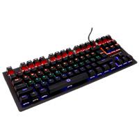 Esta es la imagen de teclado gamer mecanico usb para videojuegos vortred by perfect choice negro