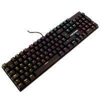 Esta es la imagen de teclado gaming mecanico luz rgb bastion vortred by perfect choice legacy - negro