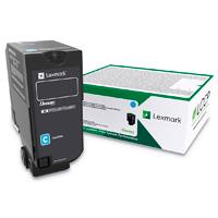 Esta es la imagen de toner lexmark 81c8xc0 cian