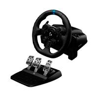 Esta es la imagen de volante de simulador de carreras logitech g923 trueforce para ps5 / playstation y pc