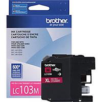 Esta es la imagen de cartucho de tinta brother magenta lc103m para rendimiento de 600 impresiones