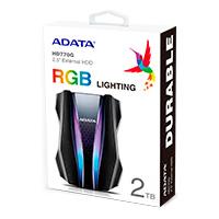 Esta es la imagen de disco duro externo adata hd770g 2tb portatil 2.5 usb 3.2 windows mac linux contragolpes gaming rgb color negro (ahd770g-2tu32g1-cbk)