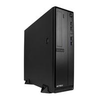 Esta es la imagen de gabinete acteck mini torre slim lubeck gs660 / ac-932530 / fuente 500w / micro atx y mini itx / usb 3.0 / ventilador negro / ac-932530