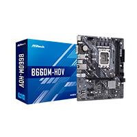 Esta es la imagen de mb asrock b660m hdv/ 14 13 12 va gen intel core (lga1700) / ddr4 5066mhz /hdmi