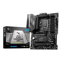 Esta es la imagen de mb msi b760 intel s-1700 13a gen/4x ddr5 7000/1xdp/hdmi/m.2/4x usb 3.0/usb-c/atx/gama alta/rgb