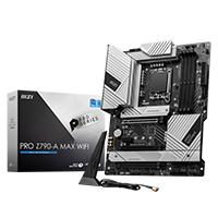 Esta es la imagen de mb msi z790 intel s-1700 14a/13a/12a gen/4x ddr5 7800/1xdp/hdmi/m.2/5x usb 2.0/usb-c/wi-fi 6e/bluetooth 5.4 /atx/gama alta gamer