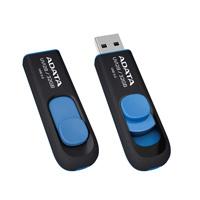 Esta es la imagen de memoria adata 32gb usb 3.2 uv128 retractil negro-azul (auv128-32g-rbe)