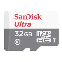 Esta es la imagen de memoria sandisk micro sdhc 32gb ultra 100mb/s clase 10 c/adaptador sdsqunr-032g-gn3ma