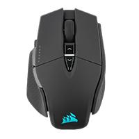 Esta es la imagen de mouse corsair m65 rgb ultra wireless/led/ inalambrico / optico / 26000 dpi / gaming/ black (ch-9319411-na2)