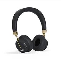 Esta es la imagen de audifonos diadema bluetooth ghia n3 sonido hifi color negro / 10m alcance / bt 5.0/ aux/ tf card/ radio fm