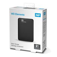 Esta es la imagen de disco duro externo wd elements 2tb 2.5 portatil usb3.0 negro windows wdbu6y0020bbk-wesn