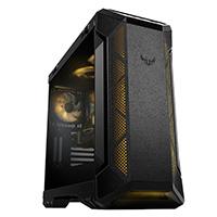 Esta es la imagen de gabinete asus tuf gaming gt501 case/negro/media torre/atx/eatx/cristal templado/rgb/gamer