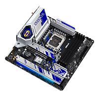 Esta es la imagen de mb asrock b760m phantom gaming sonic wifi/14th 13th 12th va gen/lga 1700/192 gb ddr5 7200mhz/1 pcie 5.0x16/1 pcie 4.0x1/4 sata3/3 hyper m.2 gen 4x4/1 m.2 gen 4x2/ 2 usb tipo c/7 usb 3.2/6 usb 2.0