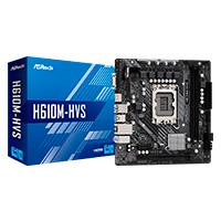 Esta es la imagen de mb asrock h610m 14 13 12 va gen/lga1700/64 gb ddr4 3200mhz/audio 7.1 hd/4 sata3/4 usb 3.2/6 usb 2.0/1 pcie 4.0 x16/1 pcie 3.0 x1/hdmi 2.1 4k x 2k (4096x2160)60hz /d-sub (1920x1200)60hz