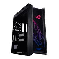 Esta es la imagen de gabinete asus rog strix helios gx601/negro/media torre/atx/vidrio templado/rgb/gamer