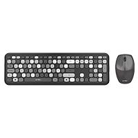 Esta es la imagen de kit 2 en 1 teclado y mouse inalambrico creator chic mk475 / 110 teclas / membrana / raton optico / usb 2.4 ghz / 2 botones scroll / negro / ac-935166