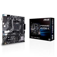 Esta es la imagen de mb asus a520 amd s-am4 3a gen/2x ddr4 2800/hdmi/vga/m.2/4x usb3.2/micro atx/gama basica