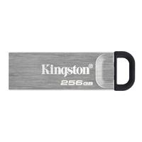 Esta es la imagen de memoria flash usb kingston data traveler kyson 256gb gen 1 3.2 tipo a metalica (dtkn/256gb)
