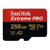 Esta es la imagen de memoria sandisk micro sdxc 256gb extreme pro 200mb/s 4k clase 10 a2 v30 c/adaptador sdsqxcd-256g-gn6ma