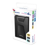 Esta es la imagen de disco duro externo adata hd650 4tb portatil 2.5 usb 3.2 windows mac linux contragolpes color negro (ahd650-4tu31-cbk)