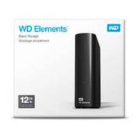 Esta es la imagen de disco duro externo wd elements 12tb 3.5 escritorio usb3.0 negro windows wdbwlg0120hbk-nesn