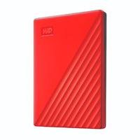 Esta es la imagen de disco duro externo wd my passport 1tb 2.5 portatil usb3.0 rojo windows backup encriptacion wdbyvg0010brd-wesn