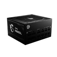 Esta es la imagen de fuente de poder msi  550w/80 plus bronze/negro/atx/no modular