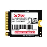 Esta es la imagen de unidad de estado solido ssd interno xpg gammix s55 512gb m.2 2230 nvme pcie gen 4x4 lect. 5000 escrit. 3700 mbs 3dnand pc minipc gamer (sgammixs55-512g-c)