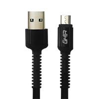 Esta es la imagen de cable micro usb ghia nylon 1m color negro