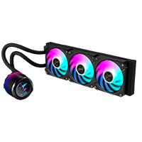 Esta es la imagen de disipador de enfriamiento liquido gigabyte gp-aorus waterforce x ii 360 / intel 115x