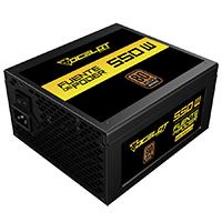 Esta es la imagen de fuente de poder ocelot gaming tipo atx de 550w semi modular certificacion 80 bronce