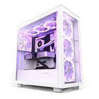 Esta es la imagen de gabinete nzxt h7 elite/ blanco/con ventana/midi-tower/mini-itx/micro-atx/rgb/gamer