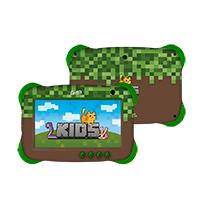 Esta es la imagen de tablet ghia kids 7 pulg/a133 quadcore/2gb ram/32gb /2cam/wifi/bluetooth/2500mah/android 13 go /verdecafe