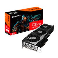 Esta es la imagen de tarjeta de video gigabyte amd radeonrx 7600 gaming oc 8g pcie 4.0 8 gb/gddr6x/256 bit/gama alta