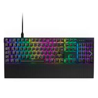 Esta es la imagen de teclado mecanico nzxt function 2 / negro / rgb / switch óptico gateron red / reposa muñecas / ingles /gamer.