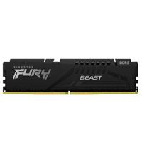 Esta es la imagen de memoria ram kingston dimm ddr5 16gb 5200mt/s fury beast black expo cl36 288pin 1.25v c/disipador de calor p/pc/gamer/alto rendimiento kf552c36bbe-16