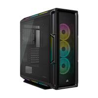 Esta es la imagen de gabinete corsair cue 5000t/negro/semi-torre/atx/cristal templado/rgb/gamer (cc-9011230-ww)